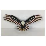 Patriot Eagle metal wall hanging
