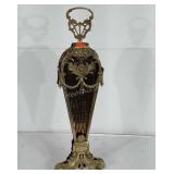 Brass Fireplace Screen, peacock Fan Design, 28