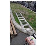 Aluminum Extension Ladder 16ft, used still usable
