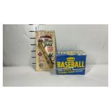 Fleer baseball 1990 trading cards and mini key