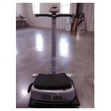 Power Plate vibrating exercise platform, works