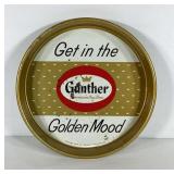 Advertising, Gunther Beer metal serving tray, 13