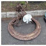 Ceiling Light Fixture parts, no glass globe,