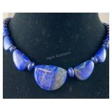 Sterling silver and lapis necklace by Jay King