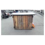 Shop Counter type Cabinet. Double Cabinet doors