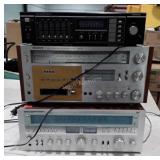 Three pcs of Early Electronics, Sony Stereo