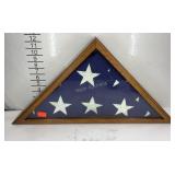 American flag in display