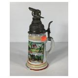 German Regimental Stein, 1900-1903, base has been