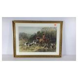 Fox Hunt print by Hardy Heywood, Shortcut to the