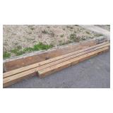 4pc Pressure treated Lumber lot. Three 4x4x8ft.