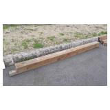 2pc Lumber lot, 2x6x8ft and 6x6x8ft post