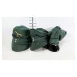 Three WWII German military and civil police c