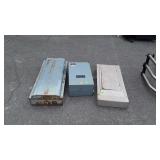 3 Electric Breaker/Panel switch Boxes