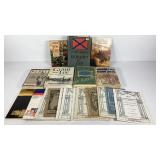 Civil War books, most focused on local campaigns,