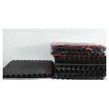 Group of Flooring Mats Interlocking type, black