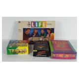 4 Family Board Games, been opened No Guarantee of