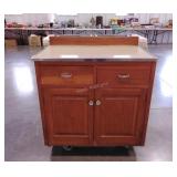 Formica topped cabinet, 36x23x36, backsplash