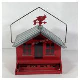 Squirrel proof bird feeder, see bend in base