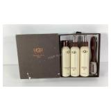 UGG sheepskin care kit, bottles feel full