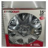 Auto craft 15in Milwaukee 4pack wheel covers