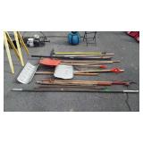 Tools Group. Rakes, Snow Shovels, etc. Used tools