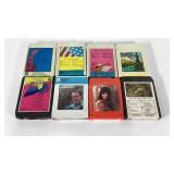 Eight Country music 8 track tapes