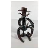 Cowboy art statue