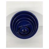 Five Williams and Sonoma melamine mixing bowls
