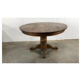 Round pedestal table , 48" diameter