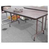 5ft Folding Table, laminated wood top type