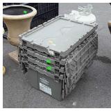 4 Commercial Shipping Totes, seller code XE