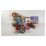 Toys, trucks, My Little Pony, books, Mets