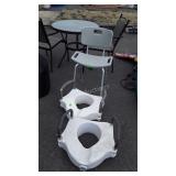 3pc Handicap Accessories, 2 Toilet riser seats &