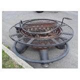 Firepit, center cooking Grate, grated ring,