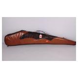Vegan leather rifle case, condition as shown,