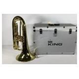 Instrument, King 1124 Marching Baritone horn with