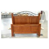 Queen size head and footboard, includes side