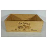 Wine crate, Far Niente. No lid or dividers.