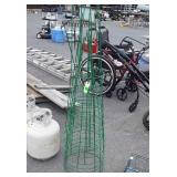 3 Wire HD Tomato Cages, green colir