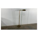 Heavy weight adjustable brass lamp