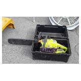 Poulan 2375 Chainsaw with case, but case is