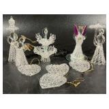 Spun glass ornaments