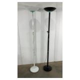 Two floor lamps