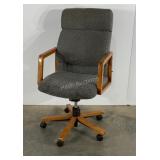 Office chair, wood arms