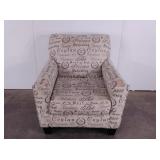 Arm chair with tea variety print