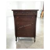 Chest of drawers, six, 33x19x48.5