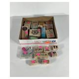 Crafting stamp and ink collection