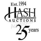 Welcome to Hash Auctions Online Auctions, PLEASE