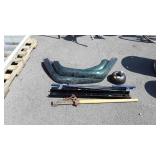 Auto Parts fender, can fuel burner, golf clubs,