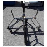 Metal stand on wheels